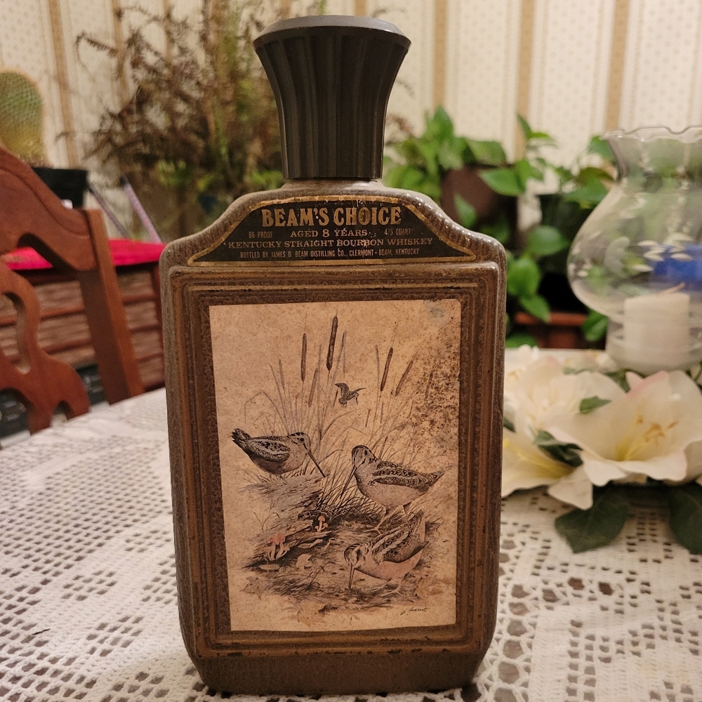 Vintage Jim Beam Woodcock Bird Decanter (empty)